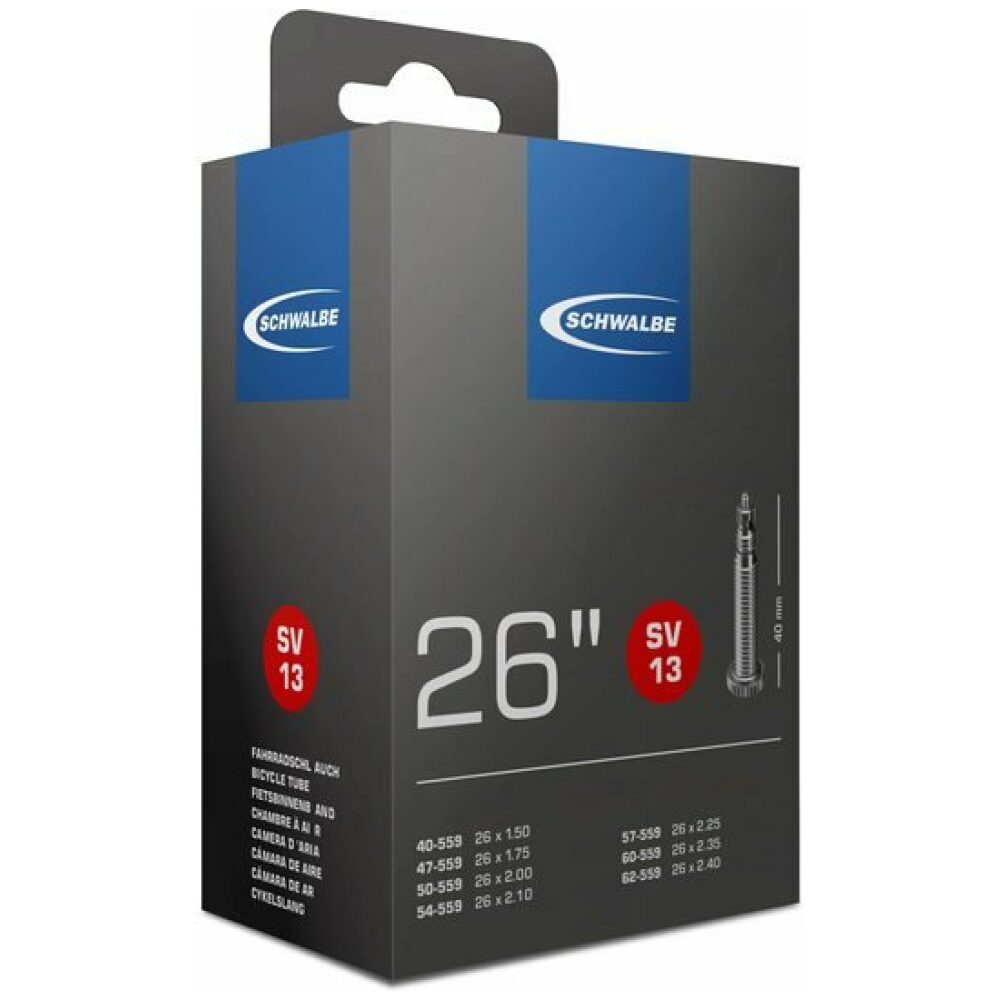Schwalbe Binnenband SV13 26 x 1.50 - 2.40 Frans Ventiel 40mm ZWART - Afbeelding 6