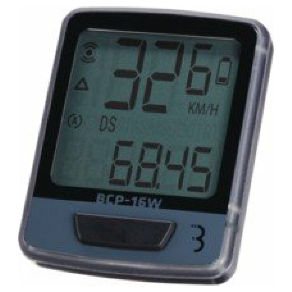 BBB BCP-16W Fietscomputer DashBoard 12-functies Zwart/grijs