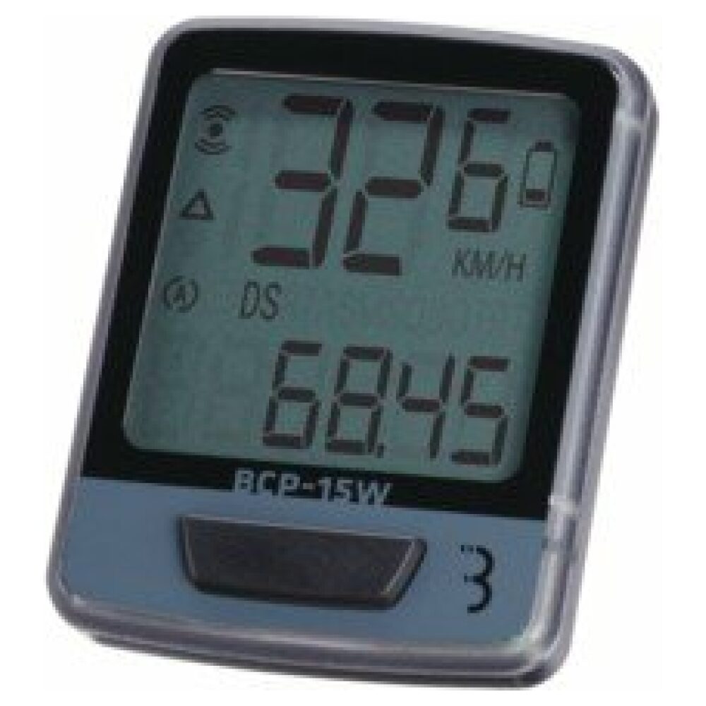 BBB BCP-15W Fietscomputer DashBoard 10-functies Zwart/zilver