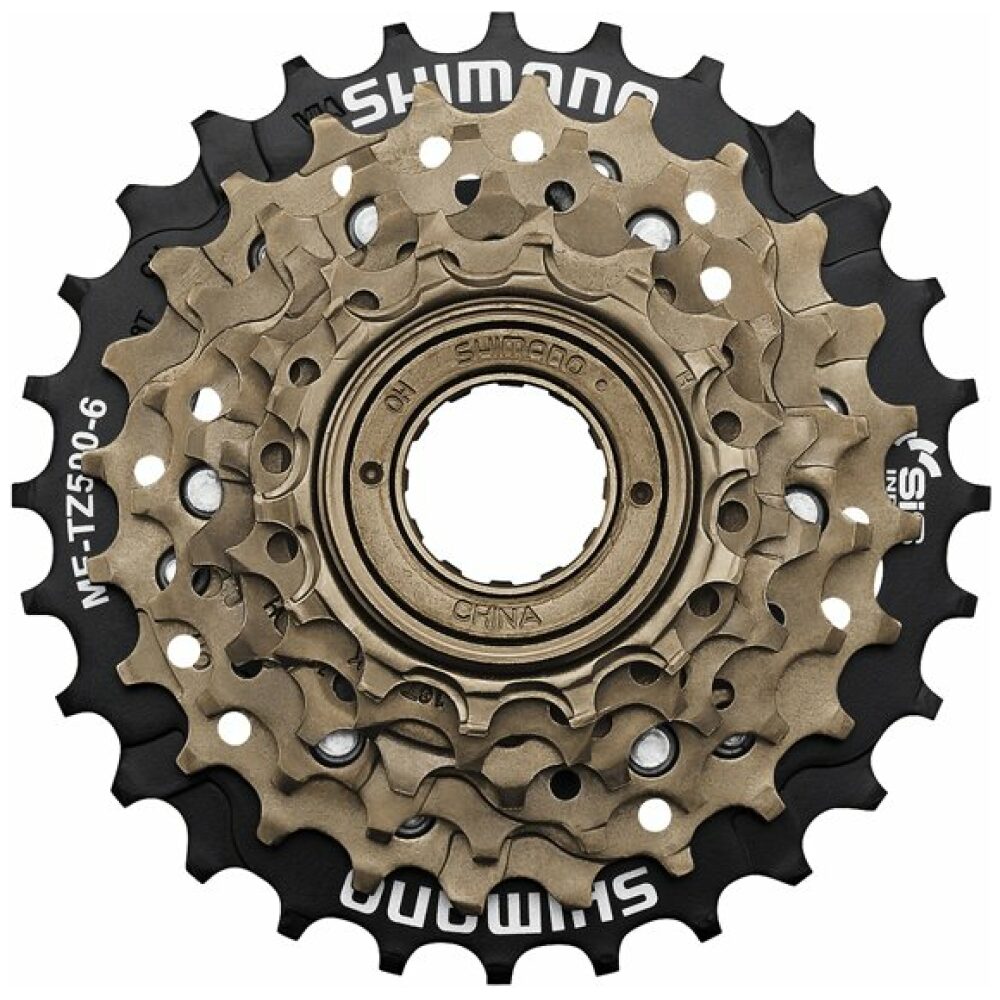 Shimano FREEWHEEL 6V 14-28 SH Braun/zwart