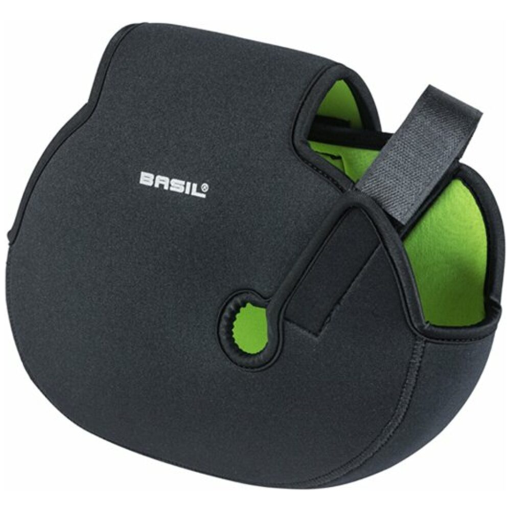 Basil middenmotor cover Univ. Black Lime