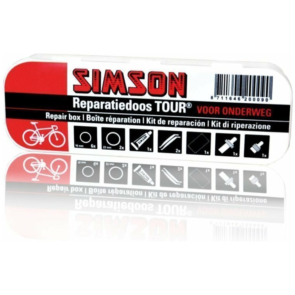 Simson rep ds Tour met clip ROOD - Afbeelding 3