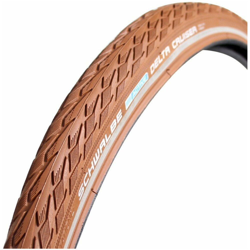 Schwalbe buitenband Delta Cruiser Plus,37-622, 28 x 1.40 Bruin