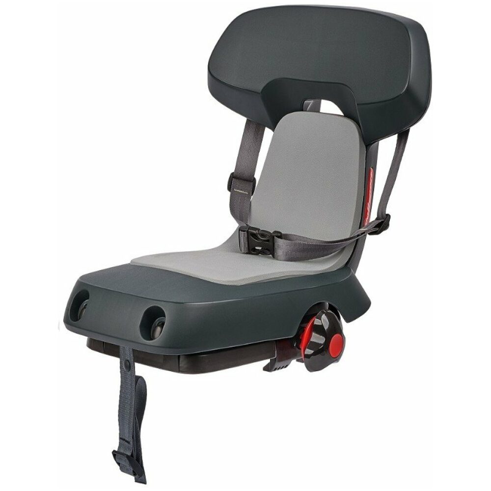 Polisport achterzitje Guppy Junior Light dark grey Donker Grijs
