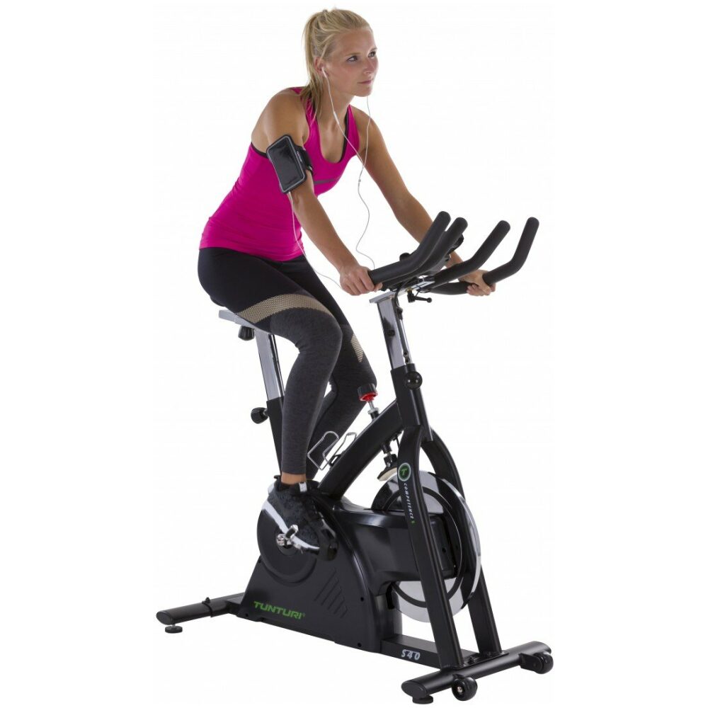 Tunturi spinningfiets, Spinningbike S40 Grijs .- - Afbeelding 16