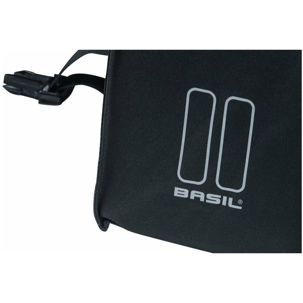 Basil Fietstas dubbel Urban load Black - Afbeelding 3