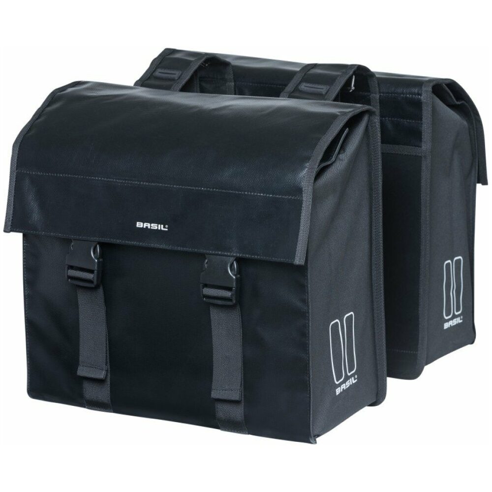 Basil Fietstas dubbel Urban load Black