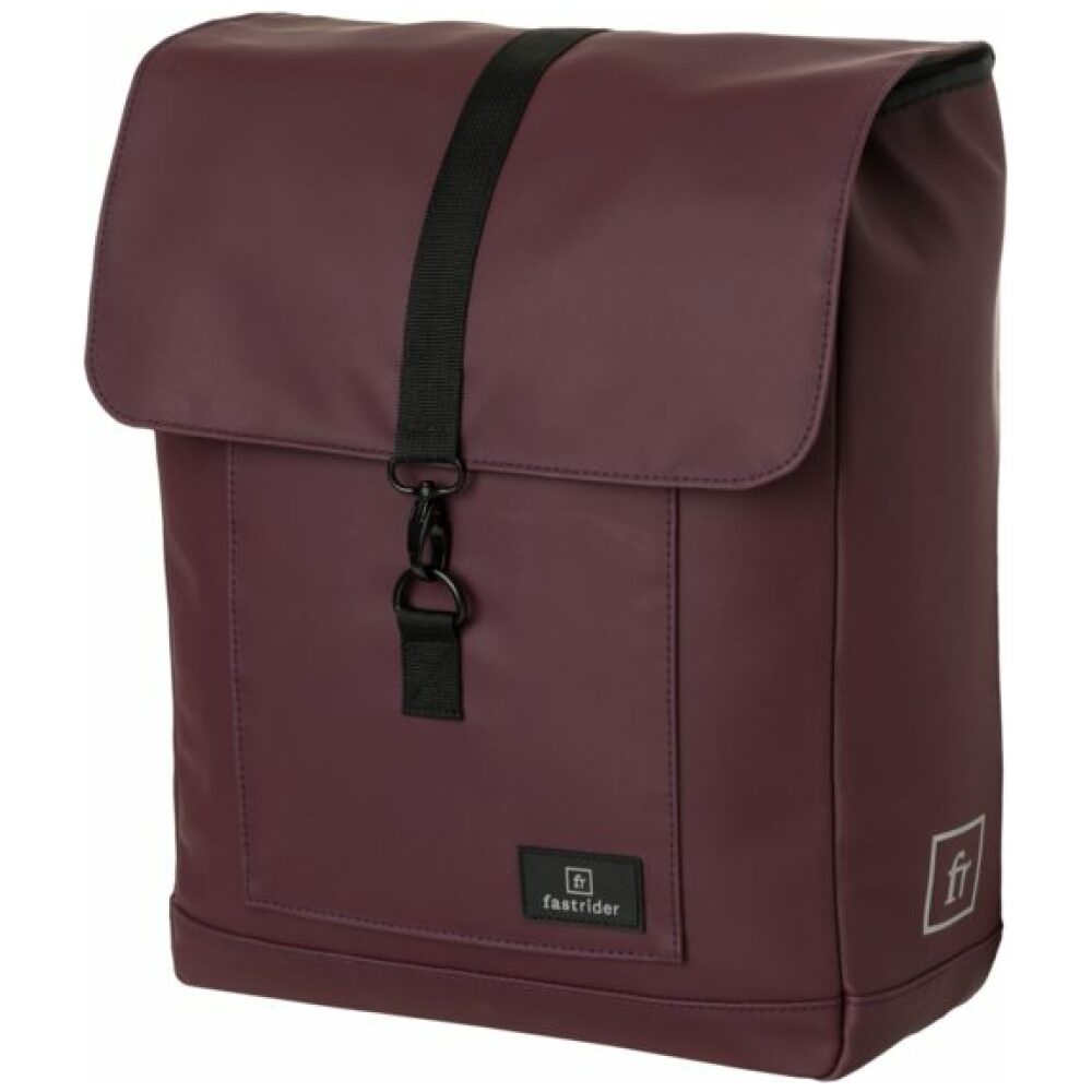 Fastrider Fr jaxx ii enkele fietstas/rugzak basics aubergine Paars
