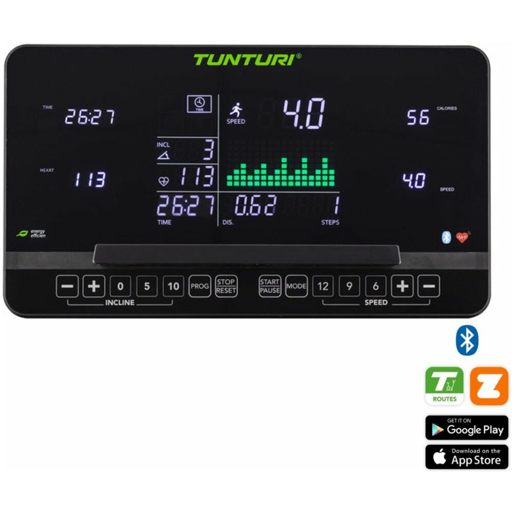 Tunturi looptrainer, loopband, T40 - Afbeelding 5