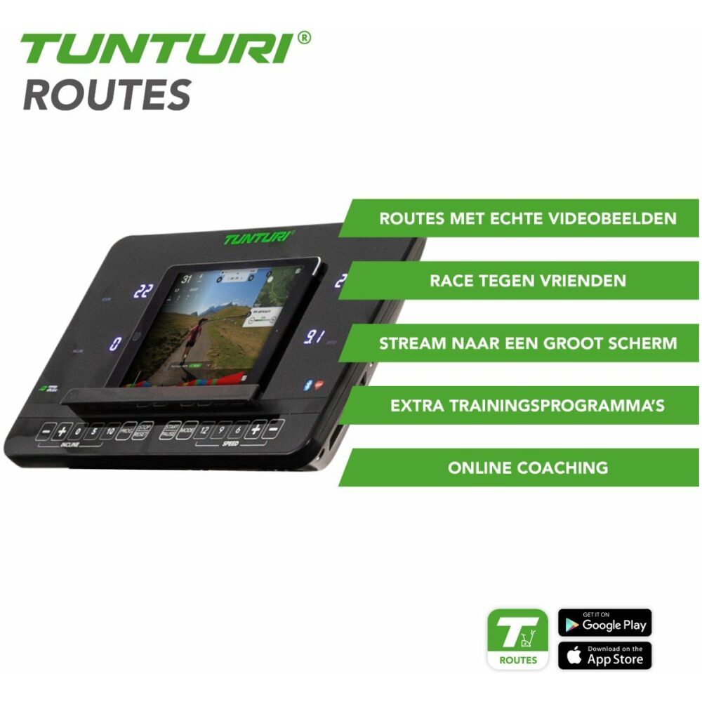 Tunturi looptrainer, loopband, T90 - Afbeelding 3
