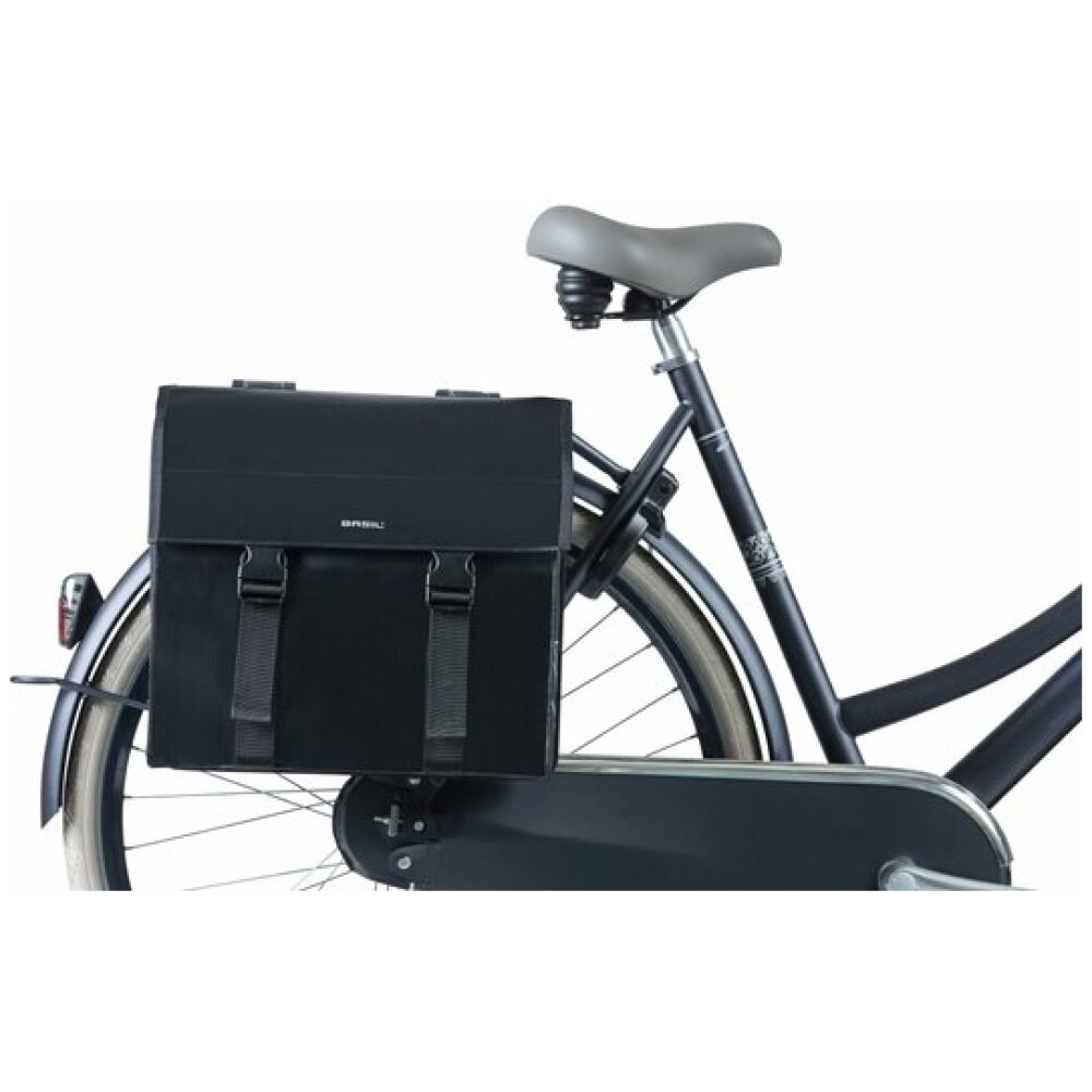 Basil Fietstas dubbel Urban load Black - Afbeelding 9