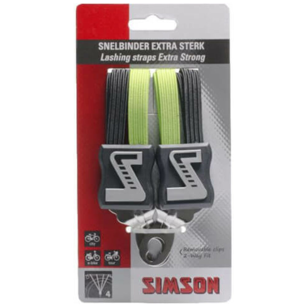 Simson snelbinder extra strong zw/grn Black