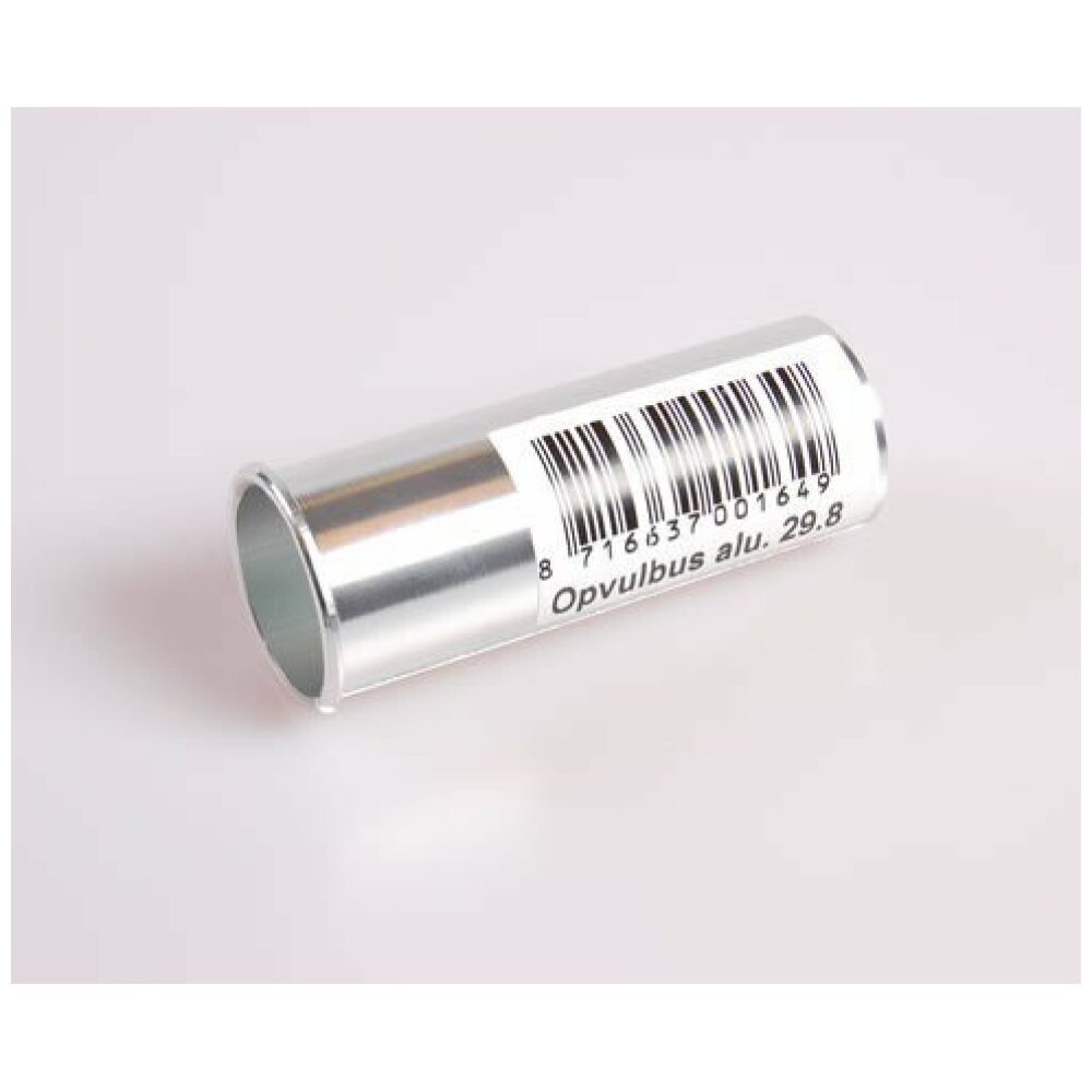 Merkloos Zadelpenvulbus 27.2-30.8 alu ZILVER - Afbeelding 2
