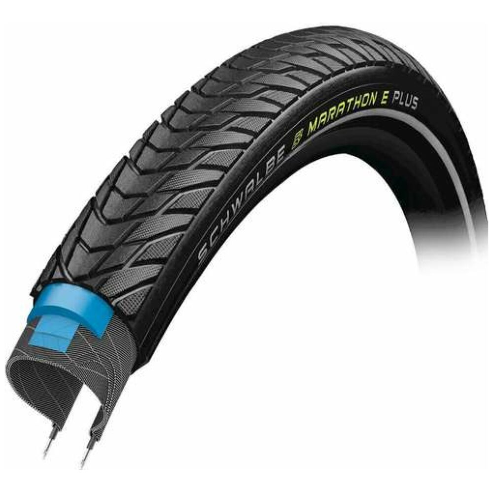 Schwalbe btb Marathon E-Plus 28 x 1.75 zw refl Zwart - Afbeelding 4