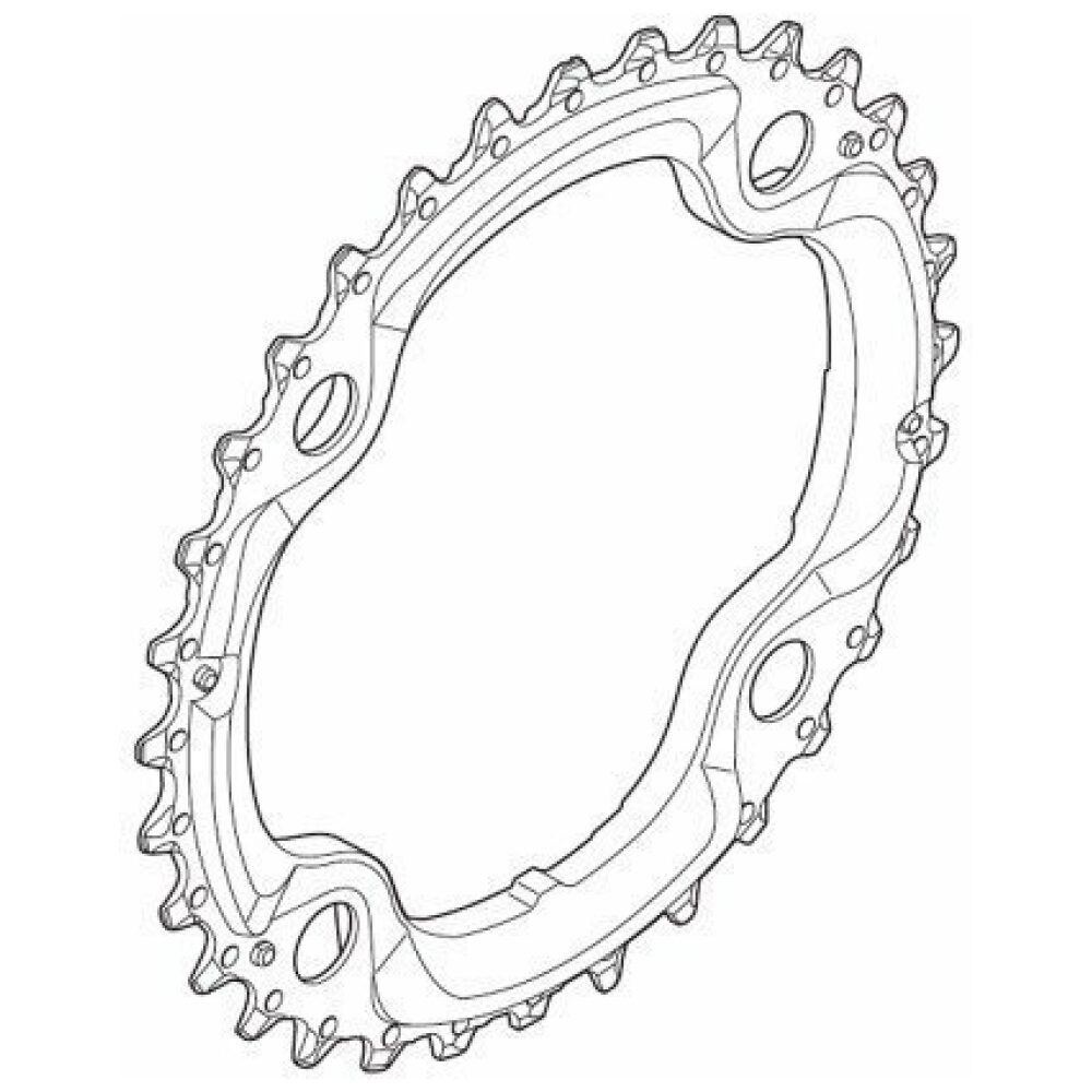 Shimano Kettingblad 36T Non Series Zwart