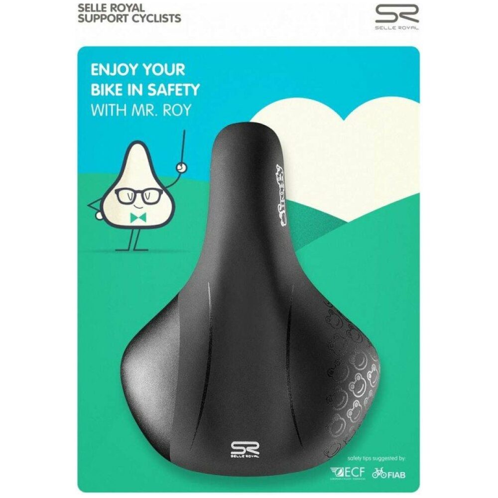 Selle Royal zadel Froggy 12-16 1702 uni Zwart