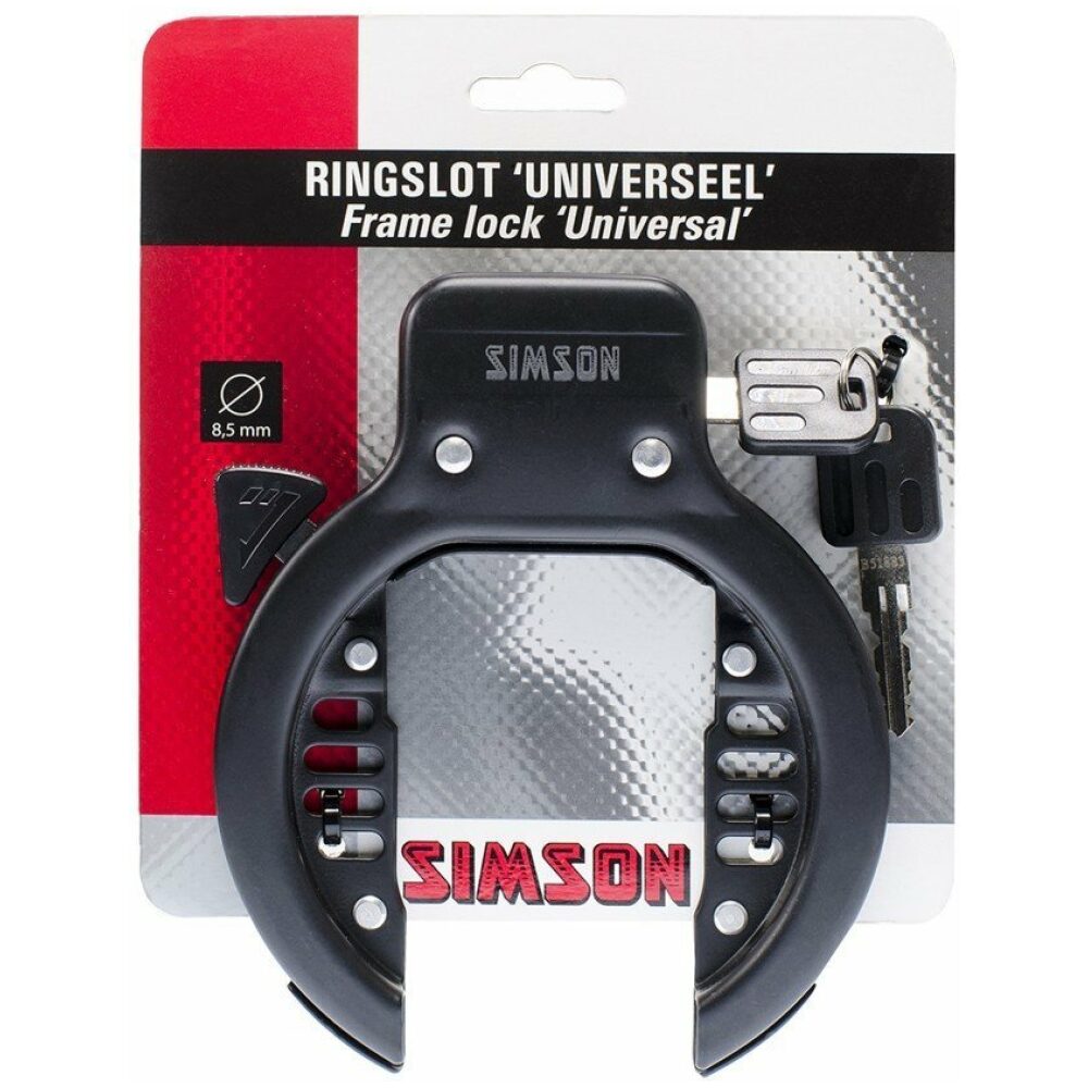 Simson ringslot Normaal Zwart