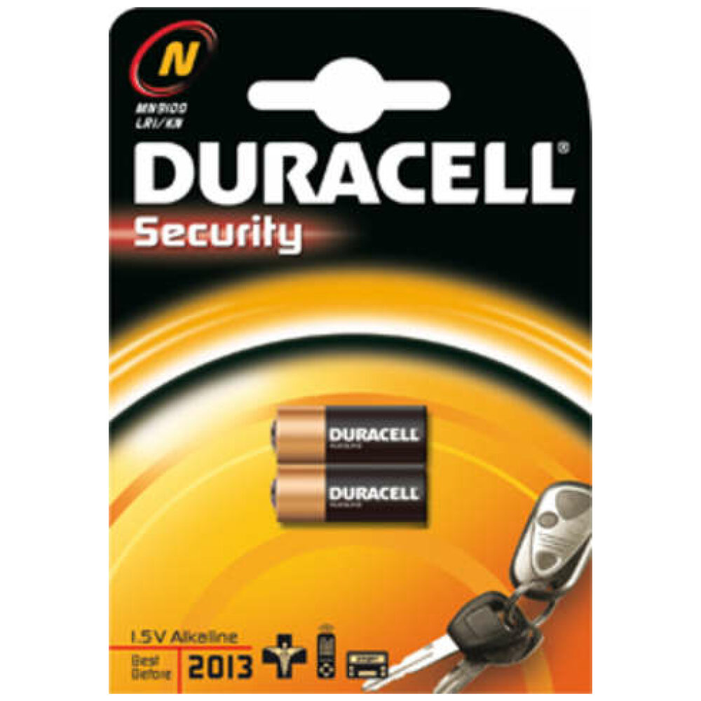 Duracell batt LR1 1.5V N krt (2) Zwart
