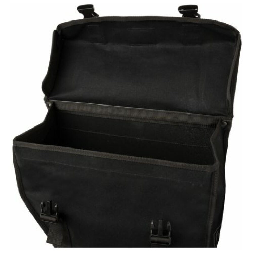 Fastrider dubbele tas canvas 36 Zwart - Afbeelding 2