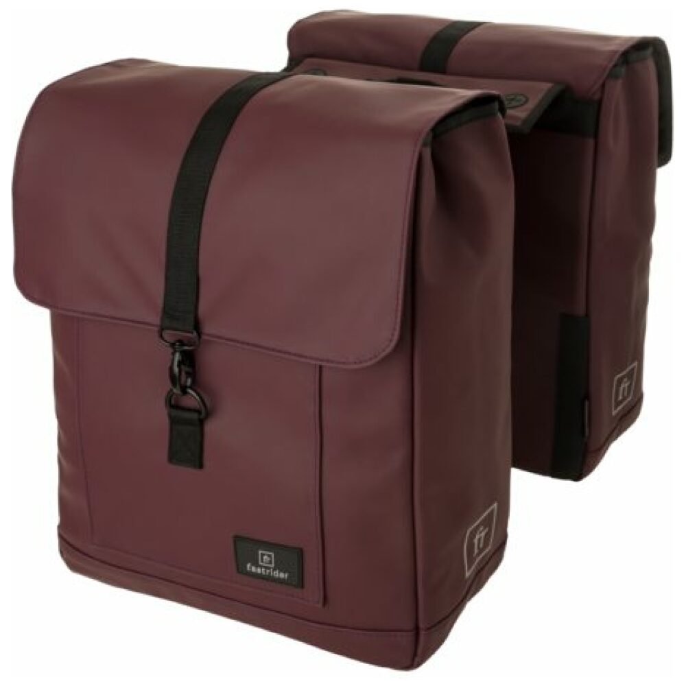 Fastrider Fr jaxx ii dubbele fietstas basics aubergine Paars