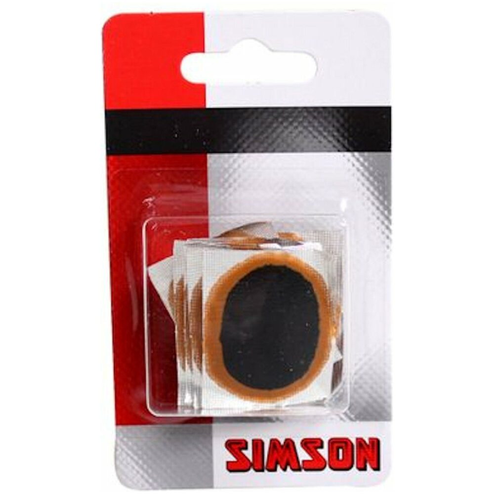 Simson plakkers ovaal(8) ZWART