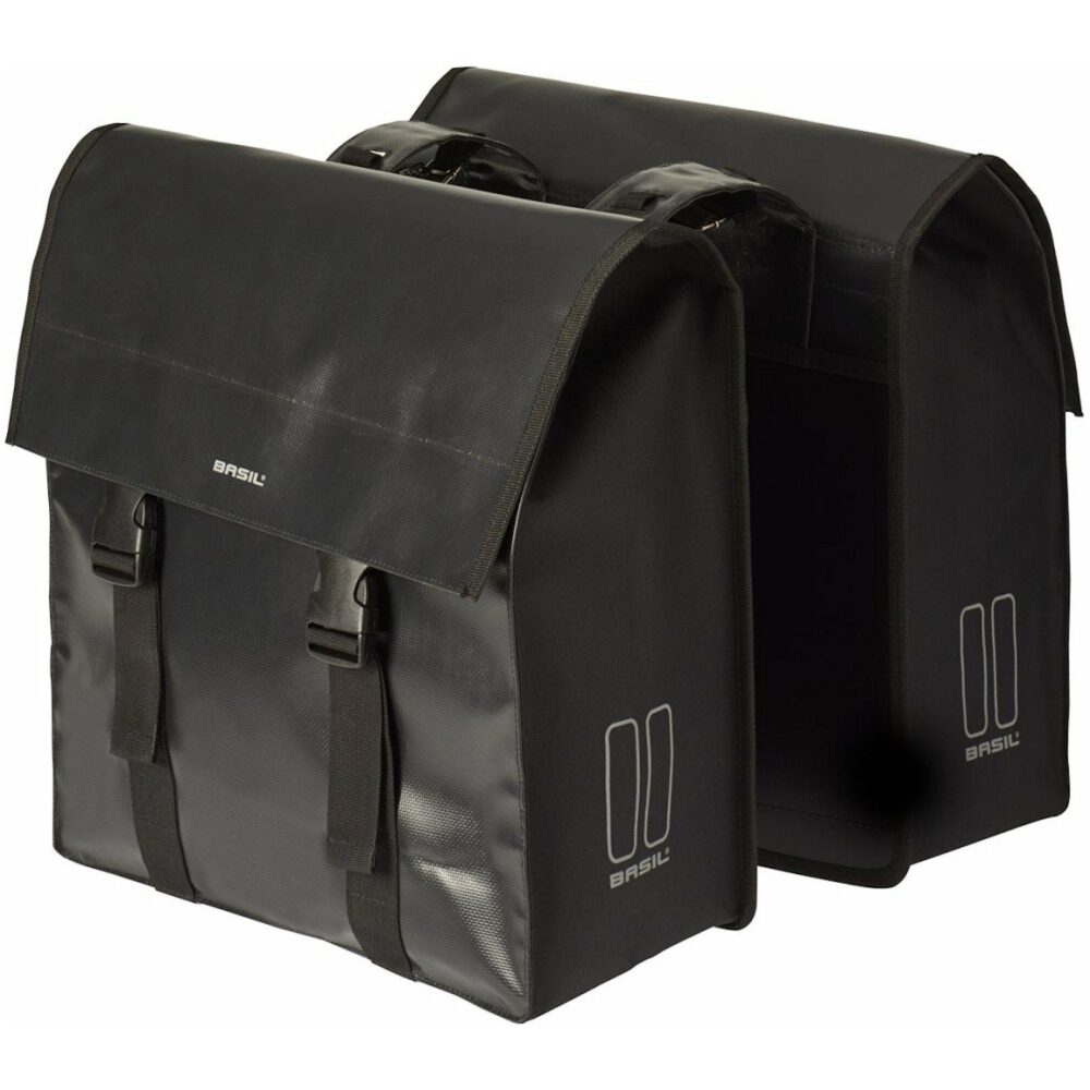 Basil Fietstas dubbel Urban load Black - Afbeelding 7
