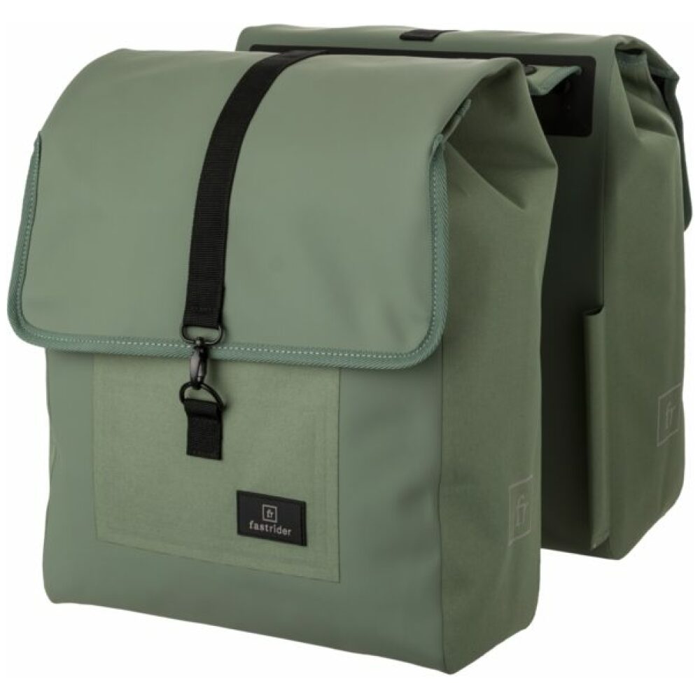 Fastrider Fr jaxx dubbele fietstas trend eucalyptus waterdic Groen
