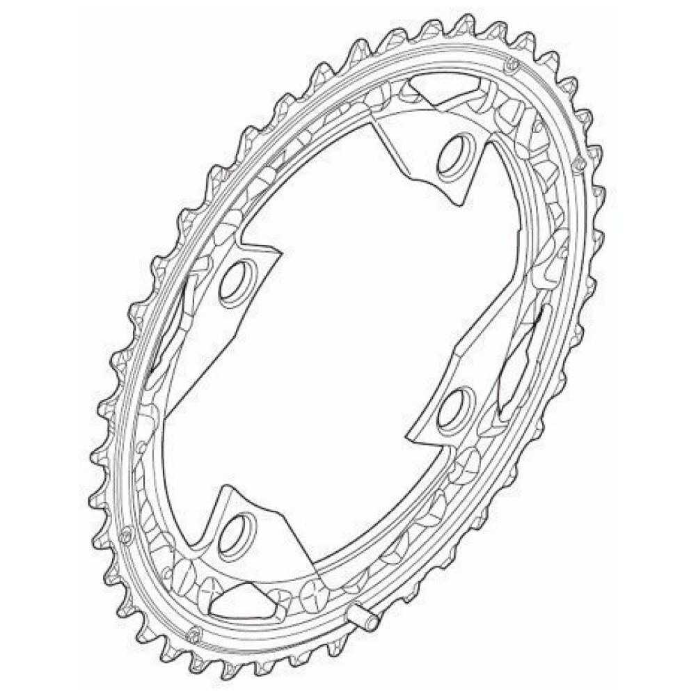 Shimano Kettingblad 42T-AE Deore Zwart