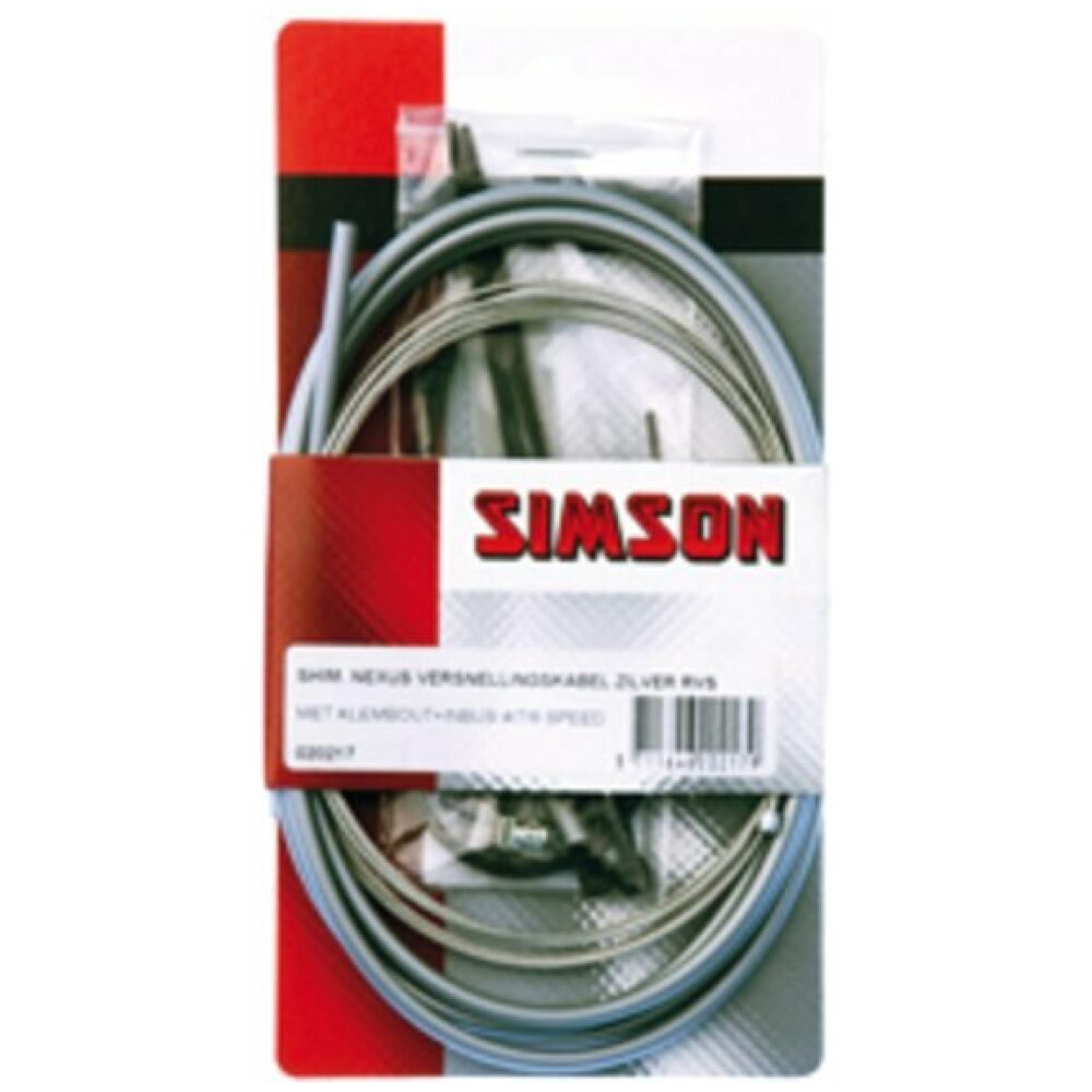 Simson versn kabel Nexus RVS zi GRIJS
