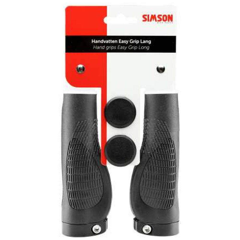 Simson Handgriffe Easy Grip Lang ZWART