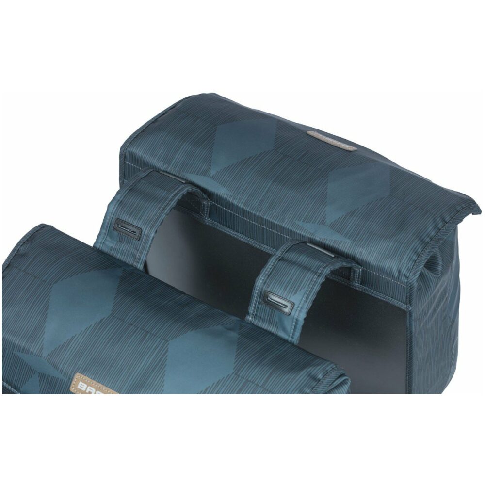 Basil fietstas dubbel Elegance 40-49L Estate Blue