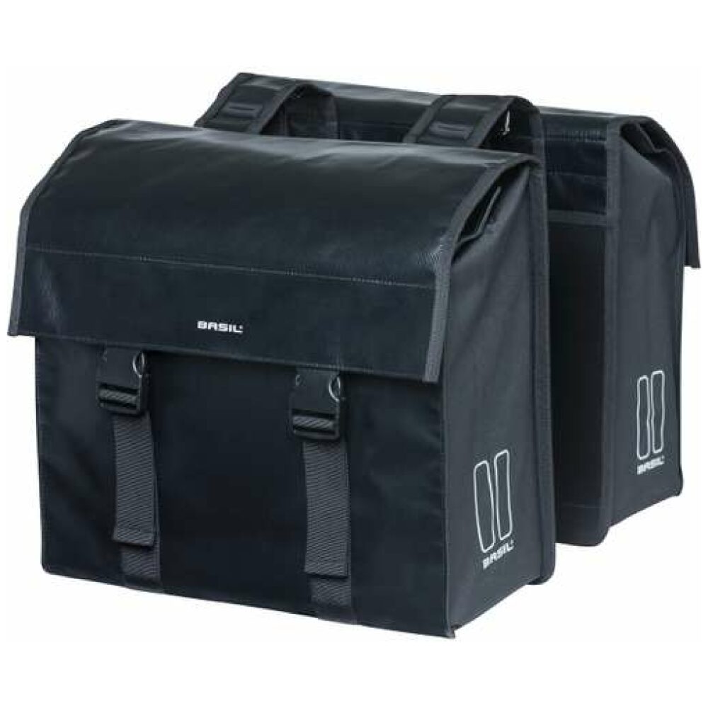 Basil Fietstas dubbel Urban load Black - Afbeelding 6