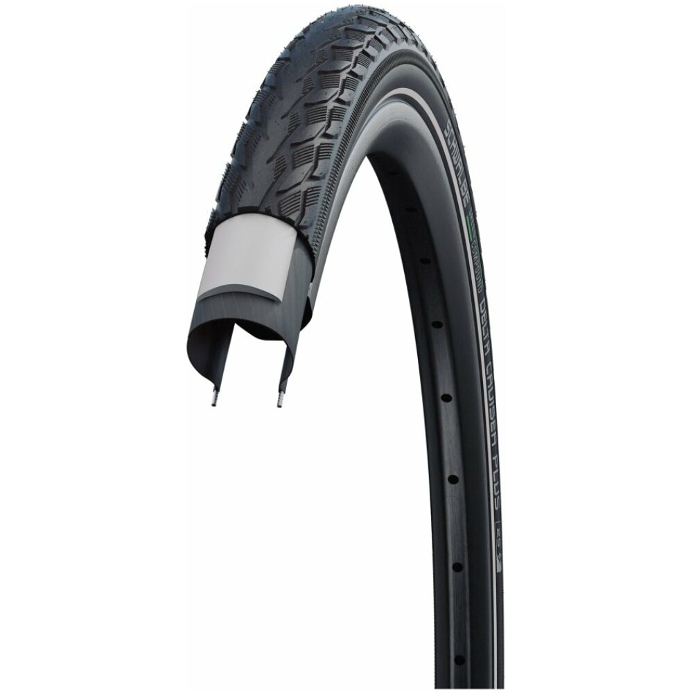 Schwalbe BUB 28X13/8 SC R DELTA CRUISER PLUS GPG ZW Zwart - Afbeelding 4