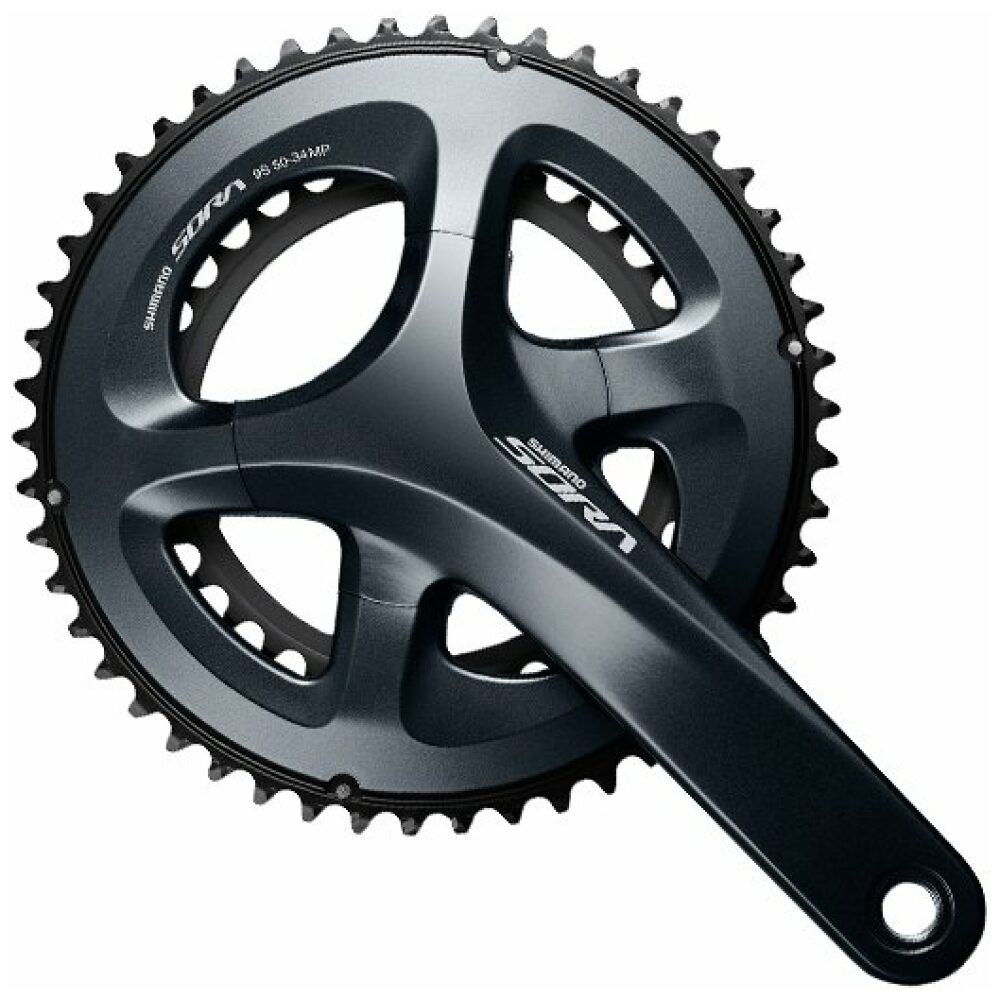 Shimano crankstel Sora R3000 9sp 50X34T Zwart