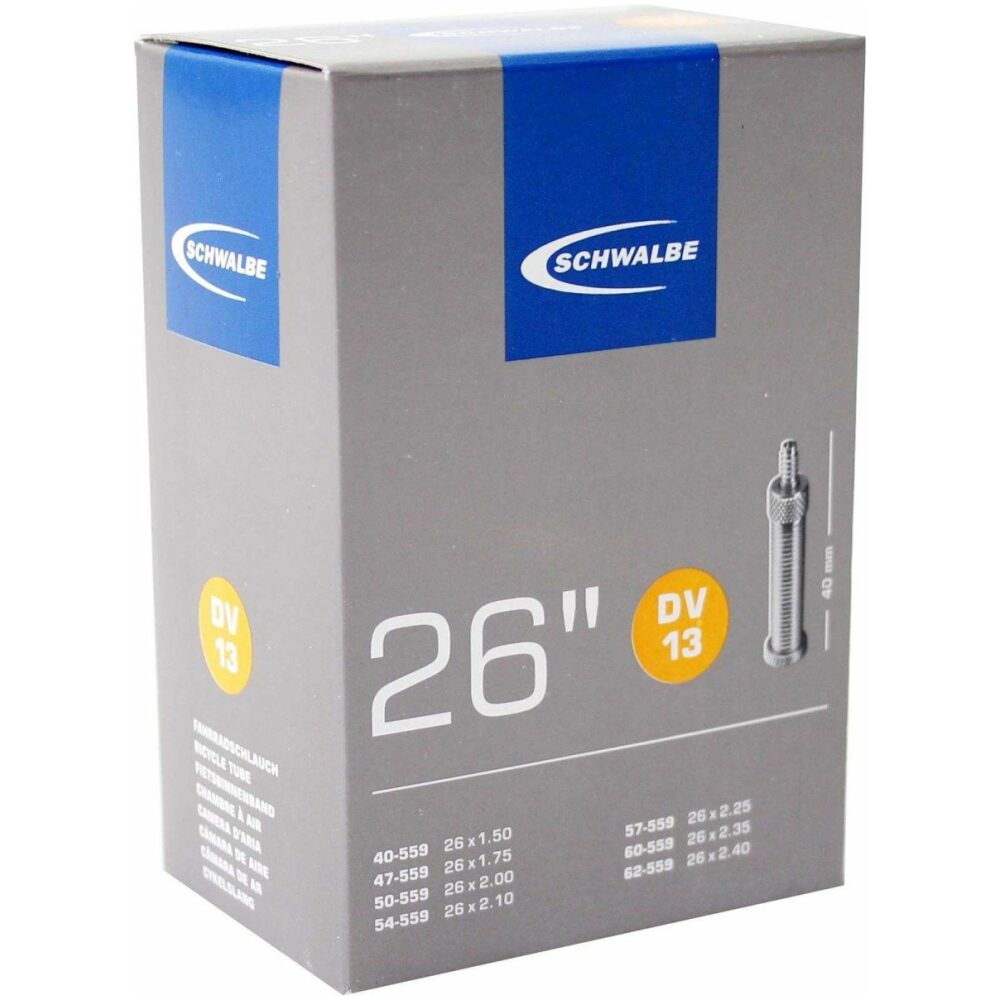 Schwalbe Binnenband, 26 x 1.50 - 2.40 Hollands Ventiel 40mm, DV 13 ZWART - Afbeelding 4