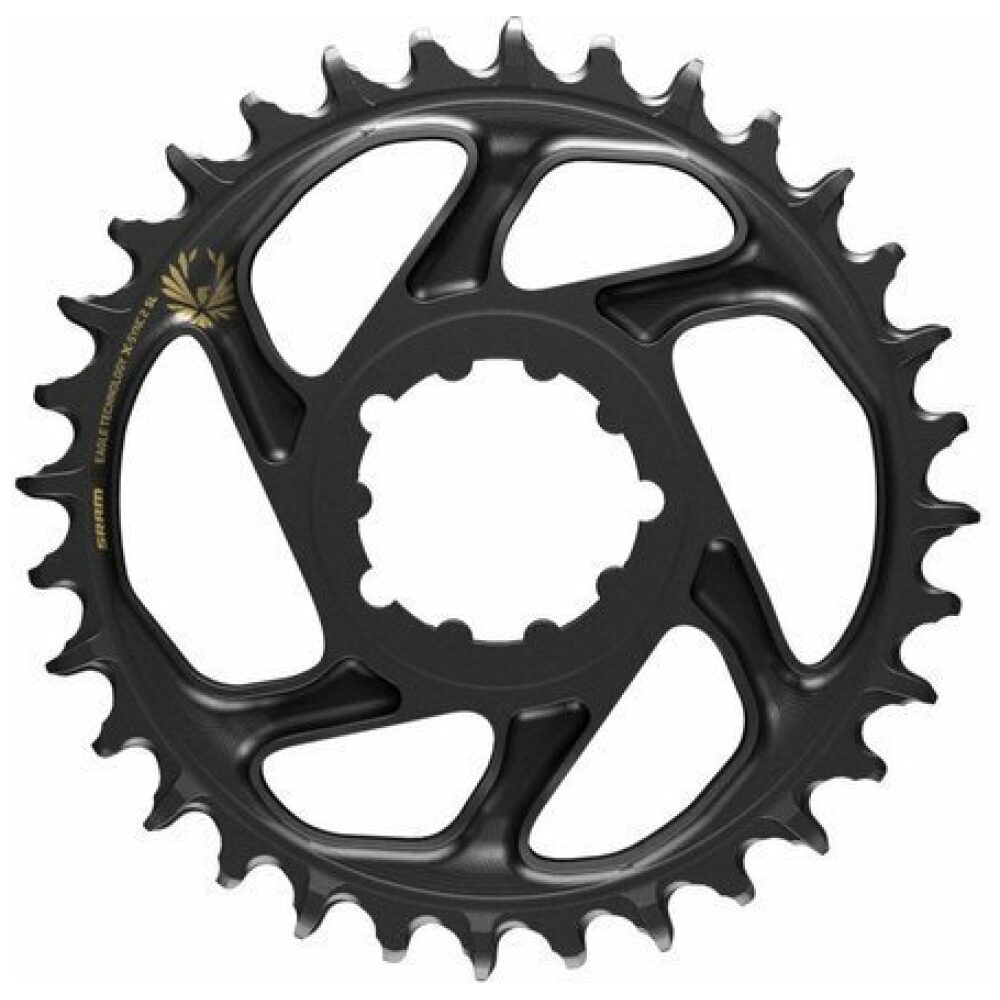 Sram KETT BLAD 34 XSYNC 12V DM BST ALM 3MM B ZW/GO Zwart/Goud