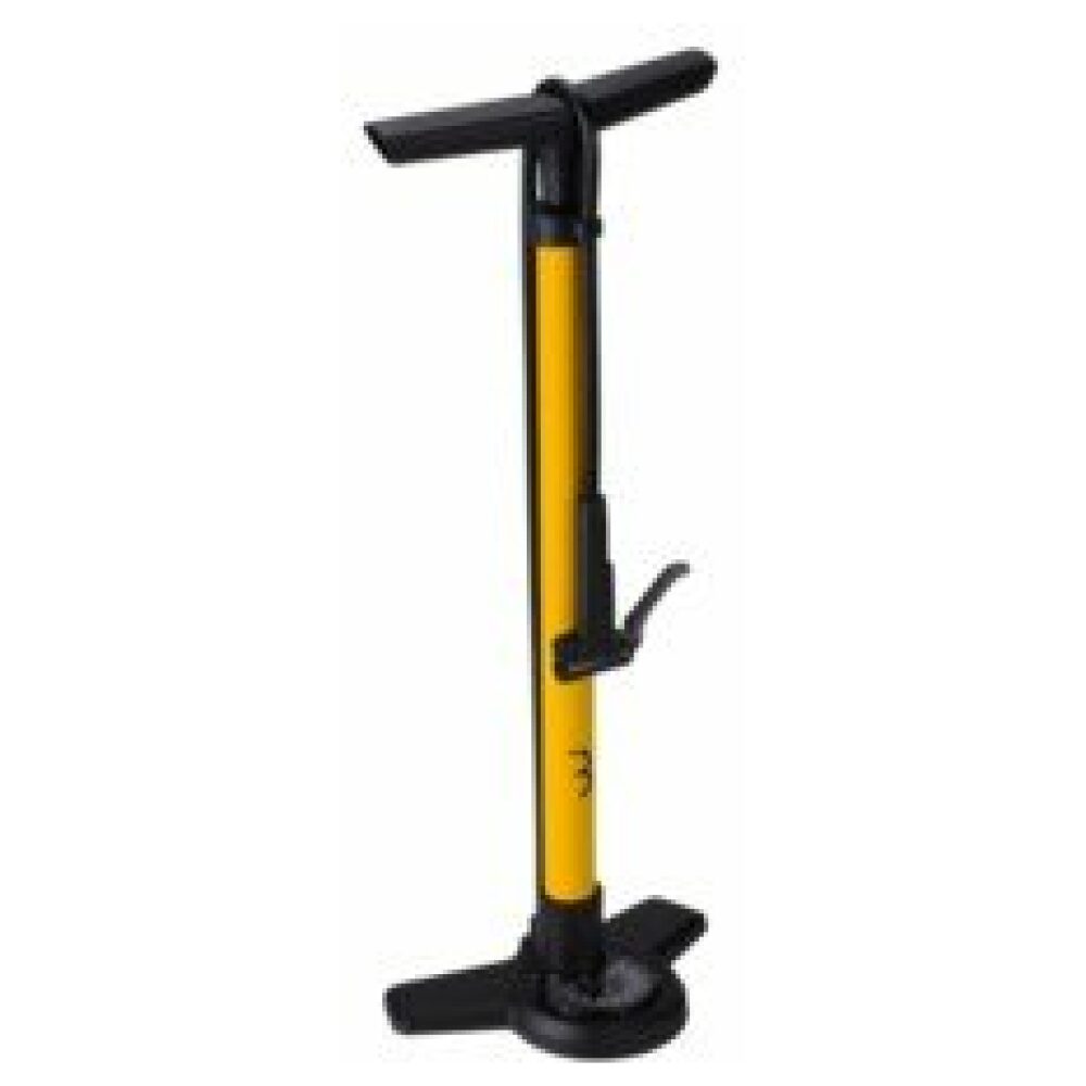 BBB BFP-28 Voetpomp AirBoost Composite Base 3 Inch Gauge Dualhead 3.0 Geel