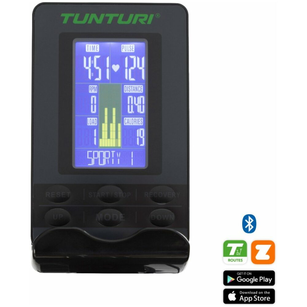Tunturi spinningfiets, Spinningbike S40 Grijs .- - Afbeelding 4