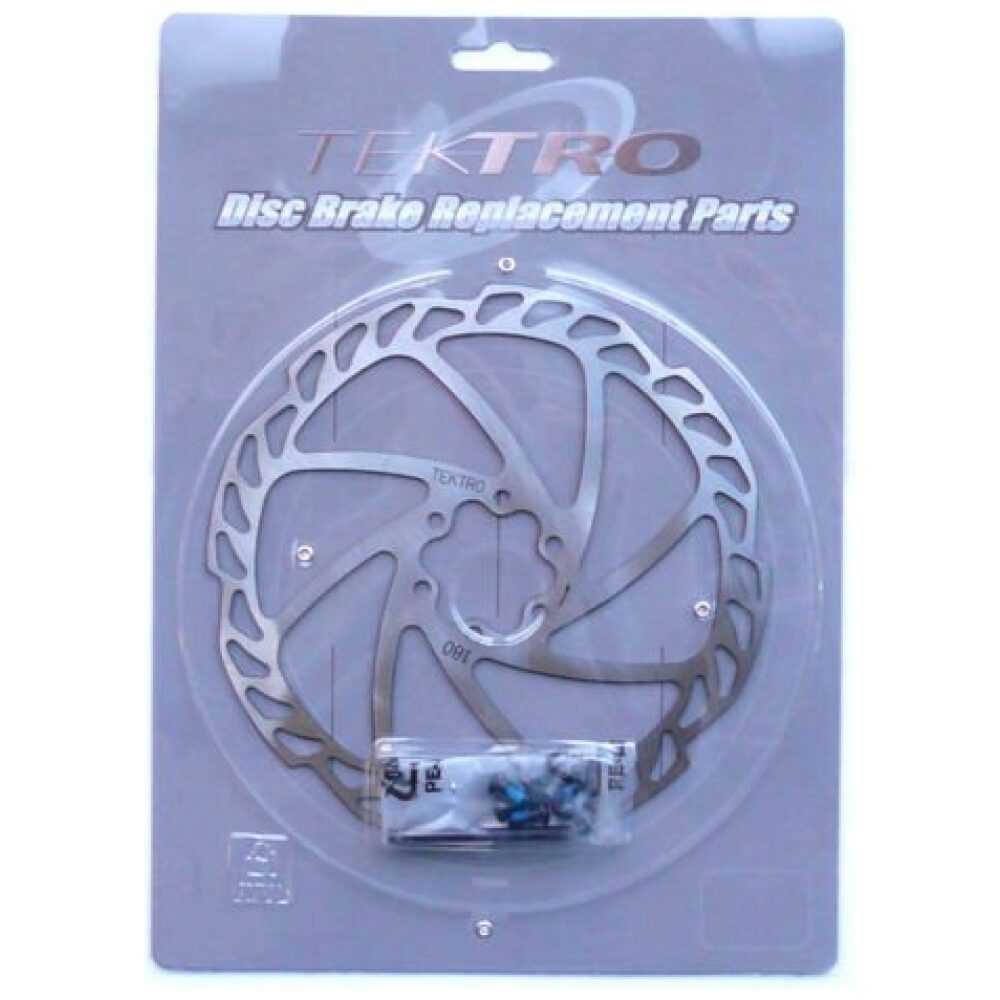 Tektro Remschijf / Rotor 180 mm Silber