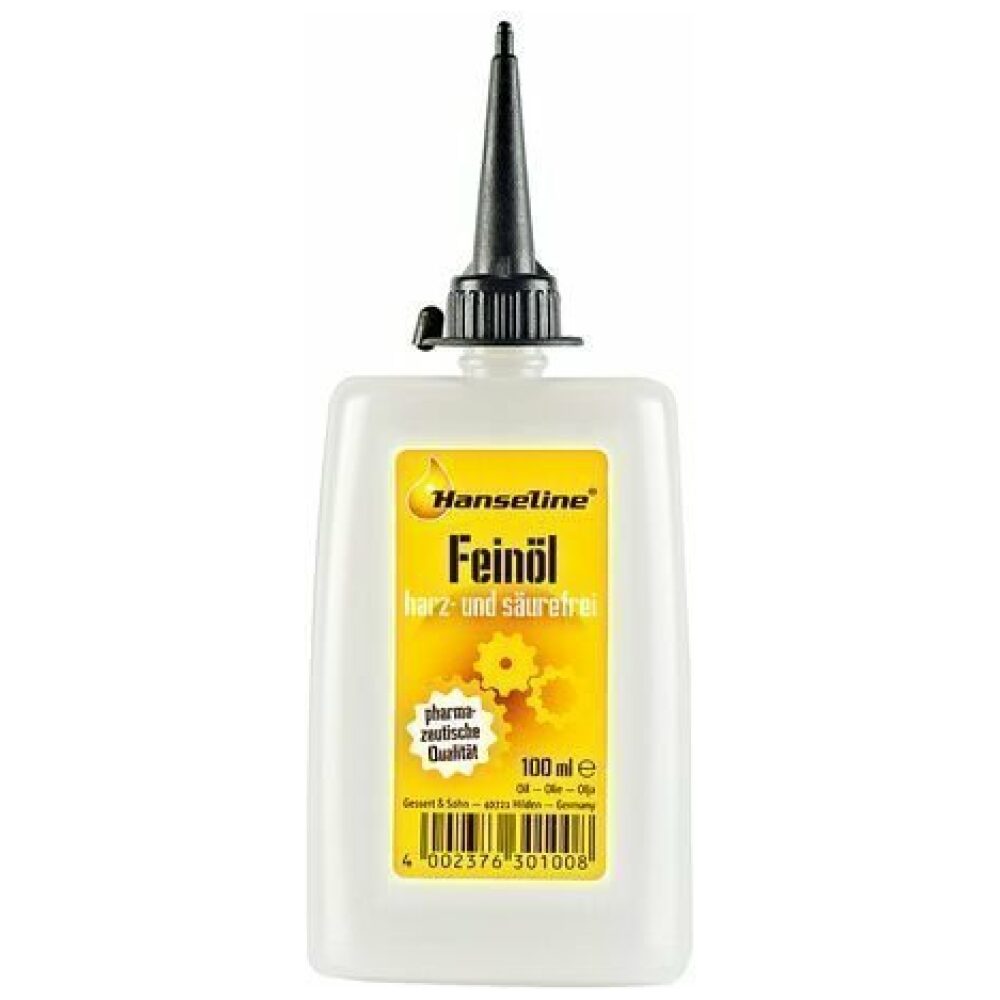 Hanseline Onderhoudsmiddelen fijnolie hars- en zuurvrij 100 ml SORTIE
