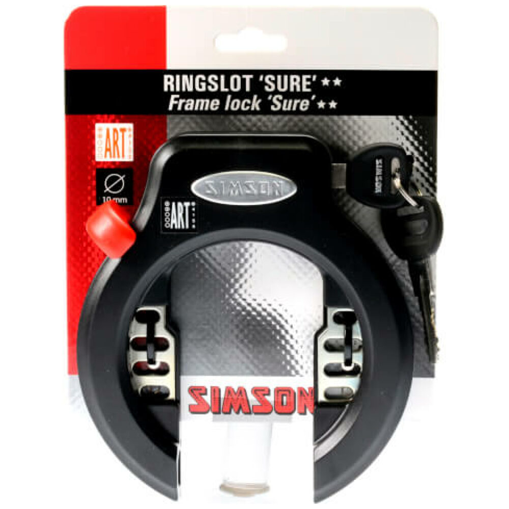 Simson ringslot Sure ART Zwart