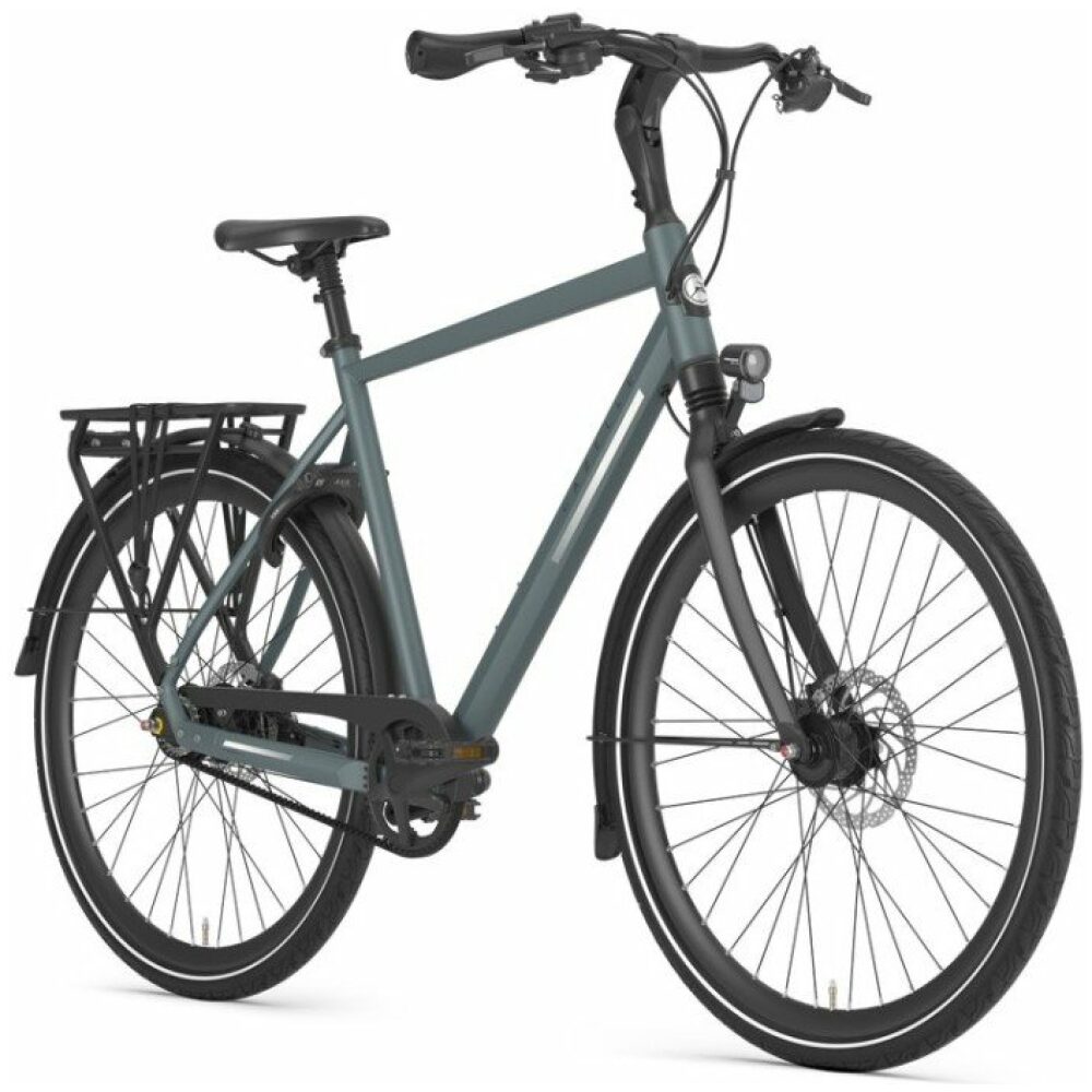 Gazelle Chamonix S8 Petrol Blue Mat Heren