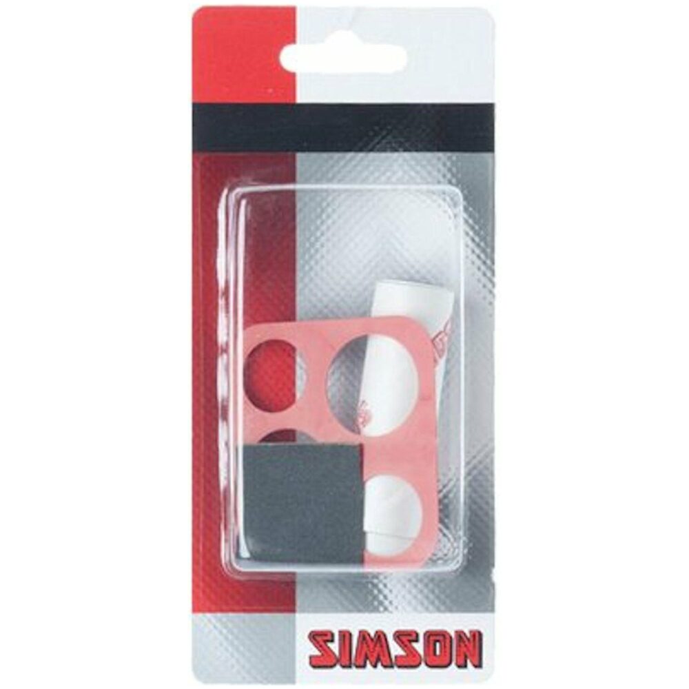 Simson band rep rol & sjabloon Zwart
