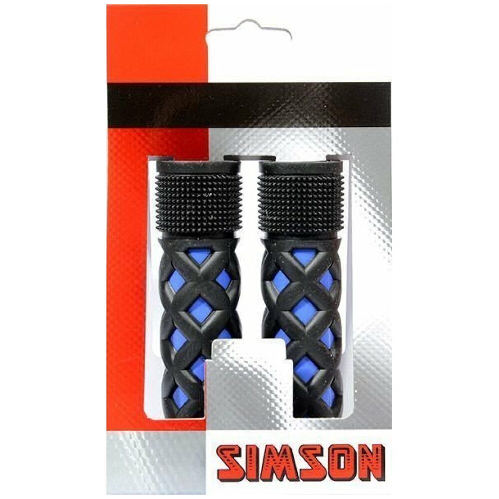 Simson handv kinder kob/zw BLAUW - Afbeelding 2
