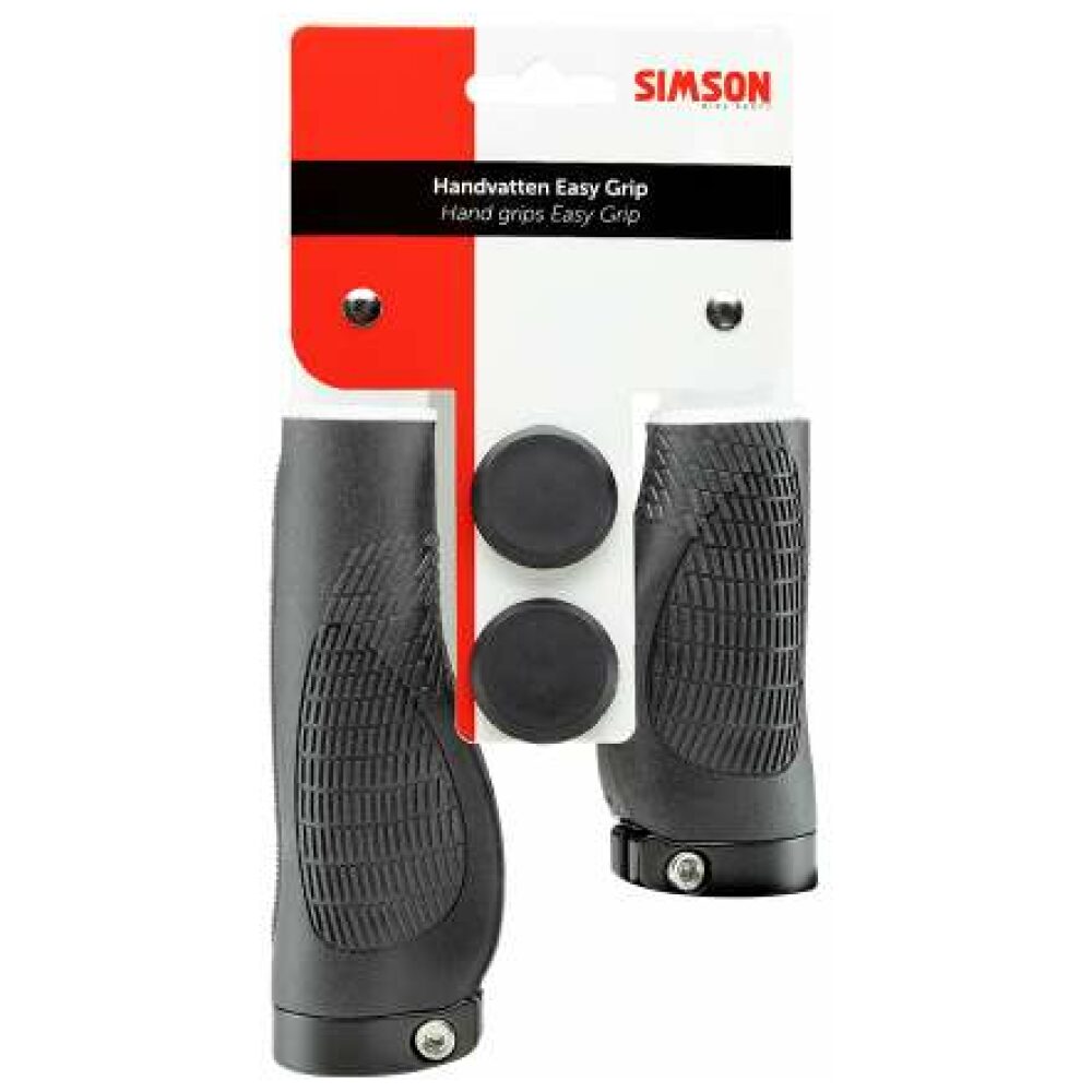 Simson Handgriffe Easy Grip Lang ZWART