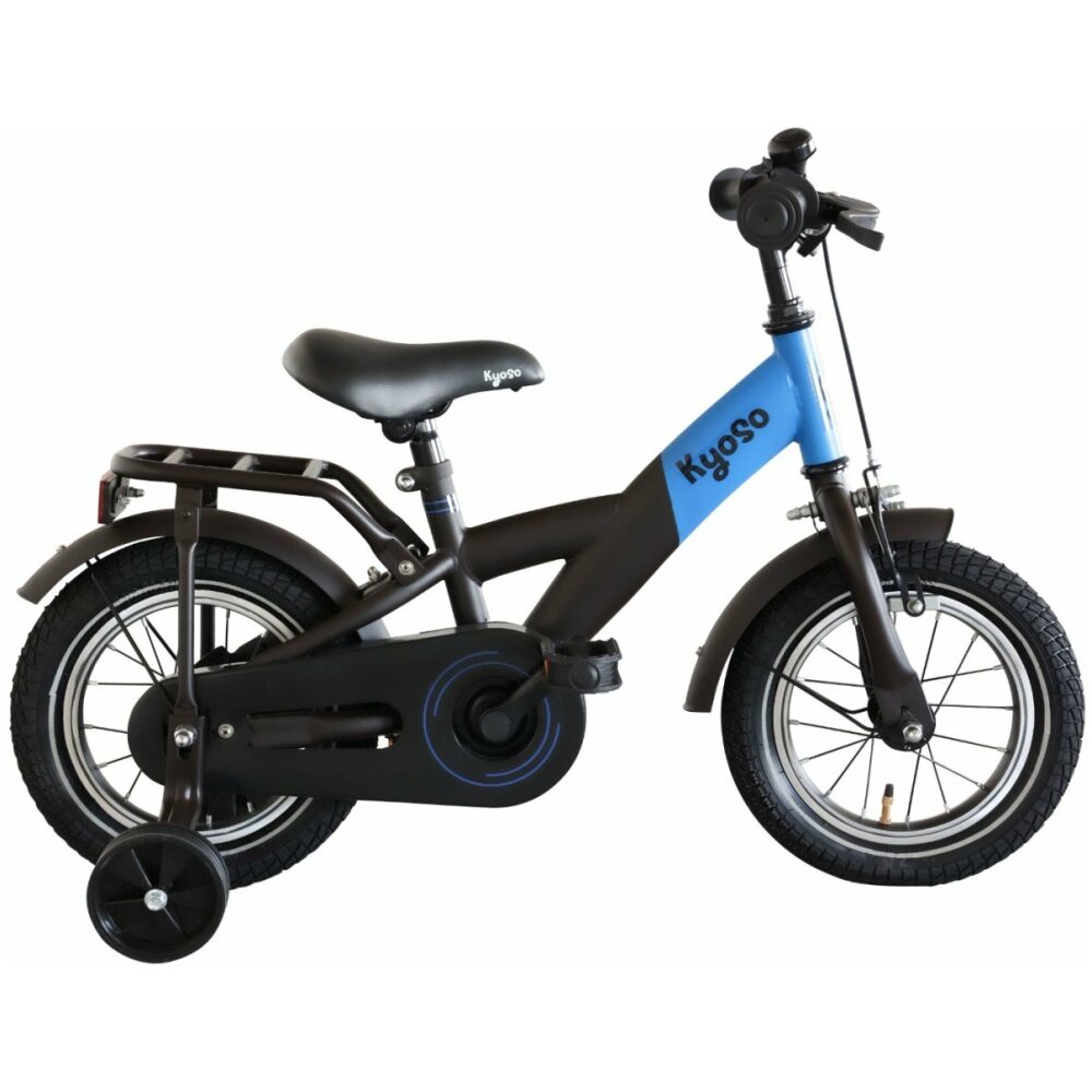 Kyoso X-rider met remnaaf 12 inch Zwart - Blauw Jongens