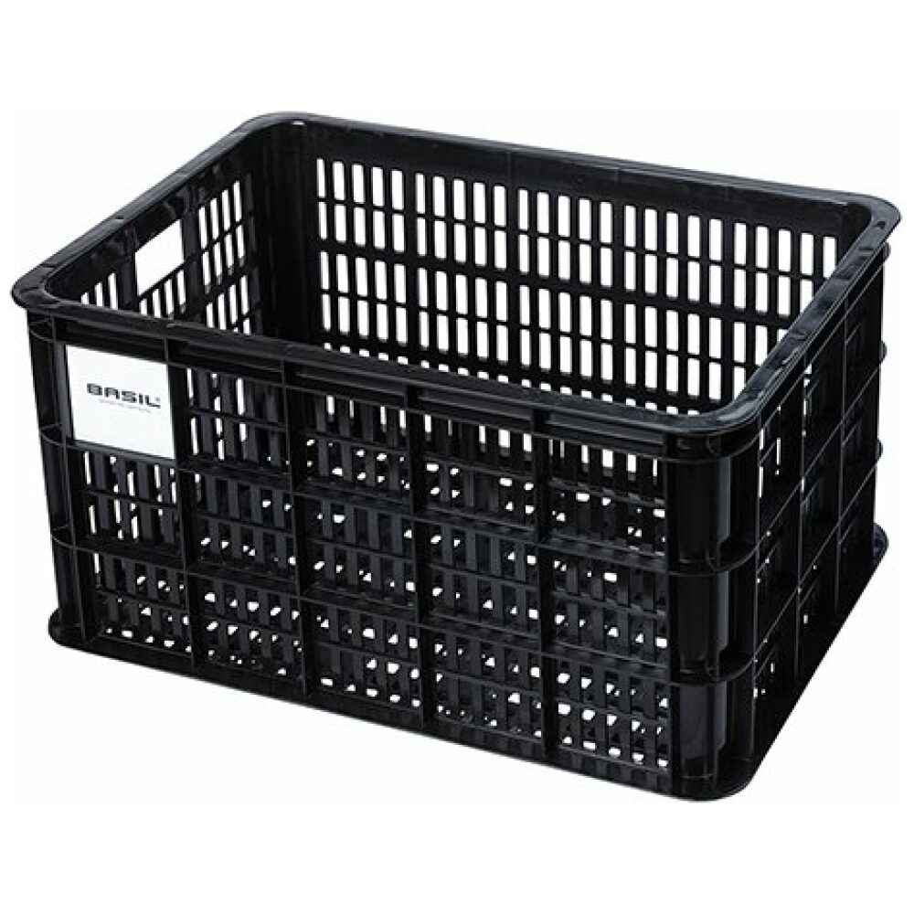 Basil fietskrat 40L recycled Zwart