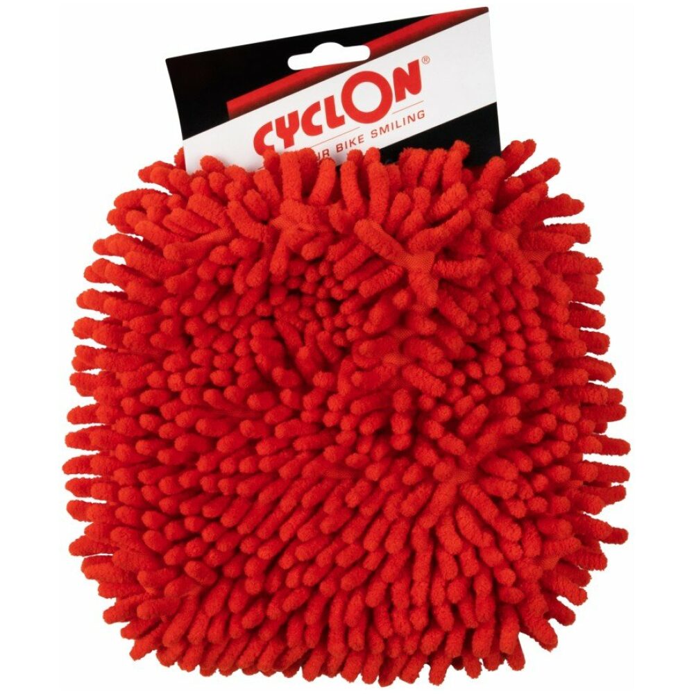 Cyclon Microvezel Washandschoen Rood
