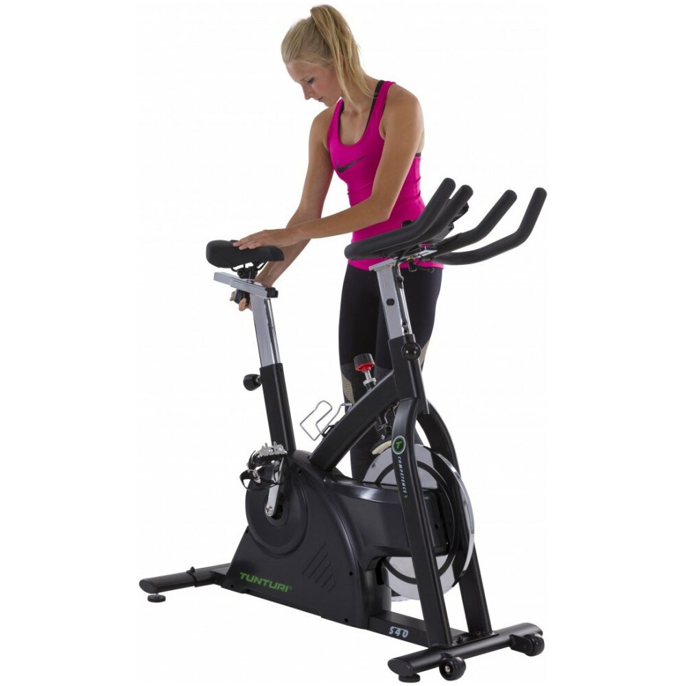 Tunturi spinningfiets, Spinningbike S40 Grijs .- - Afbeelding 17