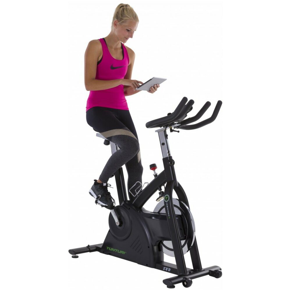 Tunturi spinningfiets, Spinningbike S40 Grijs .- - Afbeelding 8
